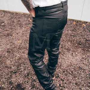 Pantalons en cuir de haute qualité, design personnalisé, à bas prix, dernier style de services OEM - Product Image 5