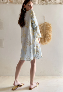 Trading Floral Printed Casual Mini Length Simple Women <b>Long</b> <b>Sleeves</b> Printed Short <b>Dress</b> - Product Image 5