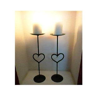 Ensemble de bougeoirs en métal à finition antique, adapté à une utilisation intérieure et extérieure, mariages, fêtes, occasions festives ou à la maison - Product Image 4