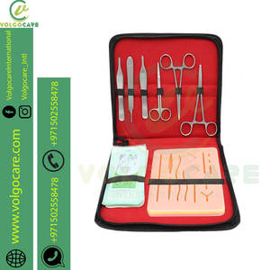 Kit de entrenamiento de sutura Dental de estilo único 2025, pinzas de acero inoxidable, Kit quirúrgico, soporte de aguja médico de campo almacenado, todo de Metal - Product Image 6