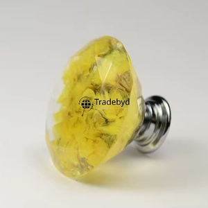 Boutons de tiroir en résine élégants tire à la main durable design minimaliste écologique pour armoires commodes salon - Product Image 1