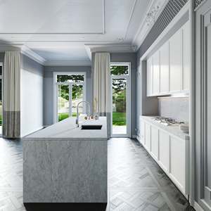 Verdelia par Unionstone, produit en cristal de quartz de composition premium, disponible en tailles 130x65 et 130x32.5 et en épaisseurs 2cm/3cm. - Product Image 6
