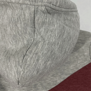 Sudadera con capucha de cuello vuelto colorido Premium para mujer Colourblock transpirable algodón polar Streetwear pulóver Top con capucha - Product Image 4