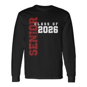 Maglietta a Maniche Lunghe per la Laurea del 2026, T-Shirt Promozionale per la Festa di Laurea 'Grad 26' - Product Image 1