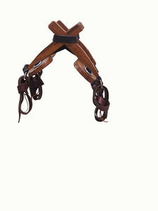 Selle d'âne en cuir de buffle et bois de sheesham teints à la batterie avec raccord en acier inoxydable/Mule Sheesham/Selle en palissandre - Product Image 3