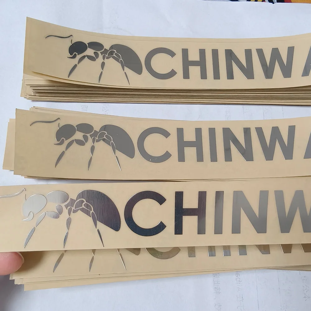 Professional Custom PVC Adhesive Stickers Mixed Metal Bottle Embossed Wine Sticker 3M Metal Stickers for Phones and Furniture