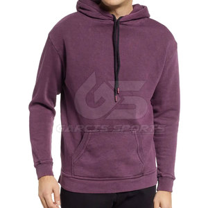 Sudadera con capucha lavada con ácido para hombre, Jersey elegante de mezcla de algodón, perfecto para uso diario y trajes de moda callejera - Product Image 1