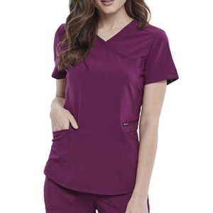 Uniforme de hospital transpirable de moda personalizado de alta calidad al por mayor, uniforme médico de enfermera - Product Image 2