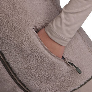 겨울 따뜻한 말 승마 다운 조끼 퍼 다운 재킷 여성 승마 패딩 유틸리티 조끼 민소매 플러스 사이즈 질레 - Product Image 4