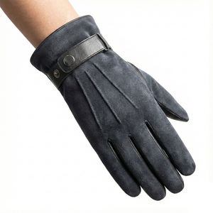 Gants d'hiver pour hommes, logo personnalisé, coupe-vent, protection des mains en plein air, OEM, étiquette privée, gants en cuir chauds d'hiver - Product Image 3