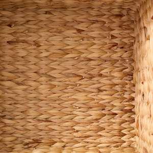 New Design Handwoven Water Hyacinth <b>Car</b> with Wheels Handmade Storage Basket Wholesale Ecofriendly Made by VgreenArt from Vietnam - Product Image 4