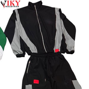 Ensemble de survêtement imperméable 100 % personnalisé pour homme, confortable, avec haut de style sublimation en polyester à mémoire de forme - Product Image 4