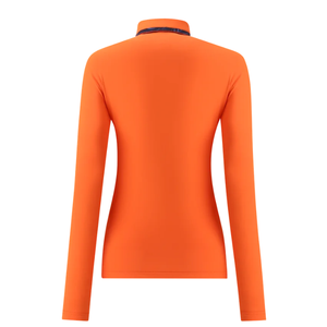 Golf à manches pour femmes pour polos Logo personnalisé Vêtements de sport tricotés Tissu respirant à séchage rapide pour les sports de plein air - Product Image 2