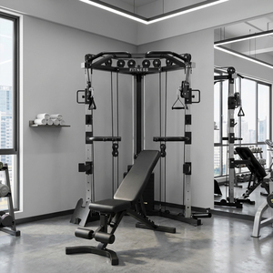 Rack à Squats Professionnel VIGFIT avec Câbles et Accessoire <span class=keywords><strong>Landmine</strong></span> pour Studio de Gym, Entraînement Multifonctionnel de Force Fonctionnelle - Product Image 4