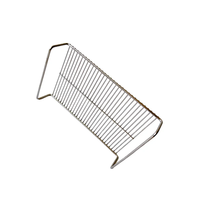 Plateau et grille de barbecue en acier inoxydable rectangulaires personnalisés en gros avec maille élargie