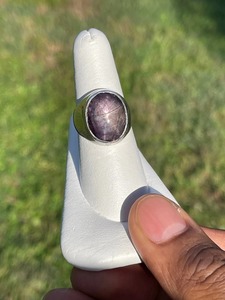 แหวนแต่งงานเงินแท้ 925 พรีเมียมเดือนกรกฎาคม ทำมือ สไตล์วินเทจ ประดับพลอยสตาร์รูบี้ คุณภาพเยี่ยม รับรองโดยผู้ผลิตโดยตรง ขายส่งสำหรับงานปาร์ตี้ - Product Image 4