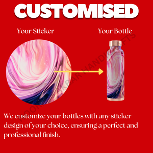 Botella de agua de cobre y Metal de 950ml de alta calidad, a prueba de fugas, ecológica, elegante, sin BPA, hecha a mano, tapa de impresión de logotipo personalizado Premium - Product Image 6