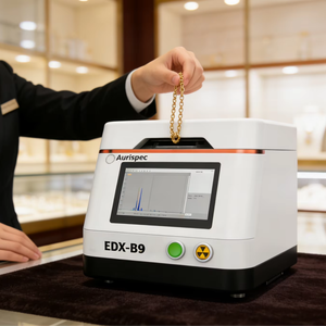 Modern Tasarım Hızlı Çalışan Tezgah Üstü XRF Altın Test Cihazı <span class=keywords><strong>EDX</strong></span>-B9, Kuyumcu Mağazası ve Sergi Salonu İçin Altın Test Cihazı, ABD'den Hızlı SDD ile - Product Image 1
