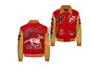 Bán Buôn Người Đàn Ông Của Biểu Tượng Tùy Chỉnh Varsity Áo Khoác Với Dài Tay Áo Thêu Đại Học Thiết Kế OEM Phục Vụ - Product Image 6