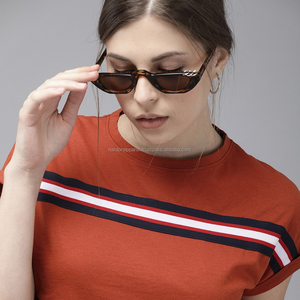 Nardon Apparel Women's Summer Casual O-Neck Crop Top <b>Aesthetics</b> Streetwear - Product Image 4