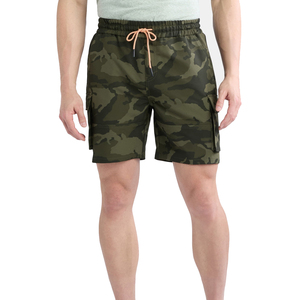 Pantalones cortos de mezclilla de algodón a la moda para hombre con logotipo personalizado, ropa de calle informal de la mejor calidad, pantalones cortos de camuflaje con botones Fly Cargo para hombre - Product Image 2