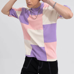 Camisetas ajustadas de la mejor calidad para hombre, camisetas ligeras y transpirables de manga corta con cuello redondo, serigrafía de logotipo personalizado sólido para cualquier temporada - Product Image 1