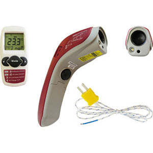 เครื่องวัดอุณหภูมิแบบดิจิตอลเลเซอร์ พร้อมหน้าจอ LCD รุ่น 4476FE ใช้พลังงานจากแบตเตอรี่ รองรับการปรับแต่งแบบ OEM และ ODM - Product Image 1