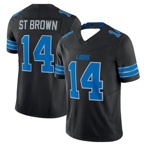 2025 verano moda Rugby manga corta Detroit adultos hombres y mujeres León entrenamiento camiseta niños deportes Top Casual - Product Image 5