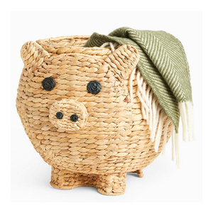 Cesta de jacinto de agua de paja de Amazon FBA para bebé, esquina de juguete para bebé, cesta de animales, almacenamiento seguro para niños, fabricante de Vietnam - Product Image 1