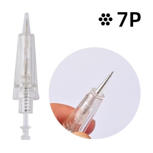 Cartouches d'aiguilles PMU Black Pearl, aiguilles de tatouage MUP7012, aiguilles de maquillage permanent blanc <span class=keywords><strong>pour</strong></span> machine à tatouer les sourcils - Product Image 1