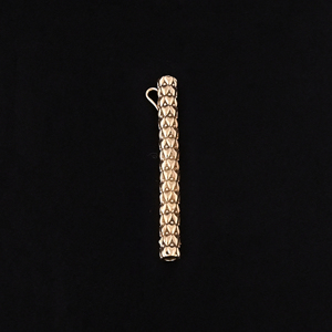 Colgante de Latón Chapado en Oro para Tabaco en Polvo, Tamaño 62x6MM, Moderno y Unisex - Product Image 2