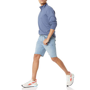 Stylish Fit <b>Quarter</b> Zipper Sweatshirt Pullover Long Sleeve Stand Collar Clean Design Cotton Blended Winter Soft Sweatshirts - Product Image 6