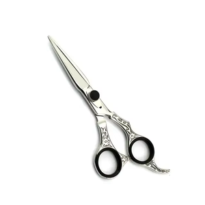 <b>Hair</b> <b>Cutting</b> <b>Scissors</b> Customized Logo Professional Hairdressing <b>Cutting</b> Shears Thinning <b>Scissors</b> & Razor in Black Case - Product Image 6