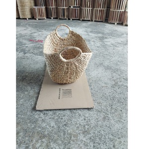 Top New <b>Large</b> <b>Square</b> Oval <b>Set</b> 3 Sustainable Storage Boxes & Bins for Food Fruit Water Hyacinth Drink Storage - Product Image 3