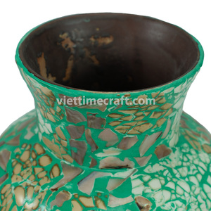 Best Seller Decorative Mosaic Baluster Vase <b>Egg</b> shell mosaic Display Vase For Home Decoration Wholesale - Product Image 2