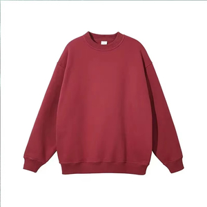 เสื้อสเวตเตอร์คอกลมสำหรับผู้ชายเสื้อสเวตเตอร์แบบสวมหัวเสื้อสเวตเชิ้ตสำหรับฤดูหนาวเสื้อสเวตเตอร์คอกลมผ้าคอตตอน100% โลโก้แบรนด์กำหนดเอง - Product Image 1