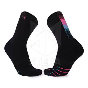 Chaussettes de basket-ball de haute qualité cheville équipage longueur unisexe tricoté évacuation de l'humidité marque privée pour l'hiver - Product Image 2