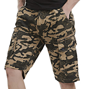 High Quality <b>Men's</b> Canvas <b>Cargo</b> Shorts Customizable Size Breathable Eco-Friendly Light-Weight Casual Wear Solid Pattern OEM - Product Image 2
