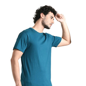 Camiseta de Manga Corta para Hombre, 100% Algodón, Talla Estadounidense, Alta Calidad, Ideal para Uso Casual, Impresión de Logotipo Personalizado Disponible, Directo de Fábrica - Product Image 6
