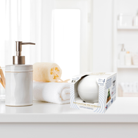 Désodorisant solide en gel parfumé à l'essence de coton ETEREA, décoration intérieure moderne de style européen, jusqu'à 4 semaines, fabriqué en Italie