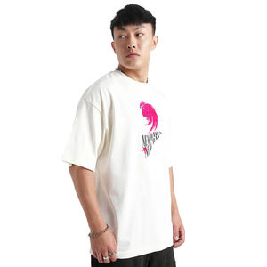 Vente en gros de t-shirt de créateur de mode de marque de qualité supérieure tendance pour hommes t-shirt imprimé ample chemises de sport décontractées - Product Image 2