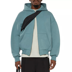 Sudaderas con cremallera para hombre de alta calidad, logotipo personalizado, fabricante OEM, sudaderas con cremallera de secado rápido de algodón para hombre - Product Image 2