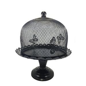 Soporte de pastel de fruta de Metal de un solo nivel hecho a mano forma redonda Servidor de pastel de cocina estante decorativo de alta calidad estándar - Product Image 3