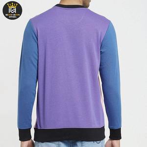 Sweat-shirt tendance pour homme, en molleton de haute qualité, col rond, confortable, en coton mélangé, respirant, écologique - Product Image 2