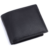 Dompet Lipat dua pria, kualitas tinggi desainer Vintage kulit asli Nappa perlindungan RFID panjang lapisan katun pendek