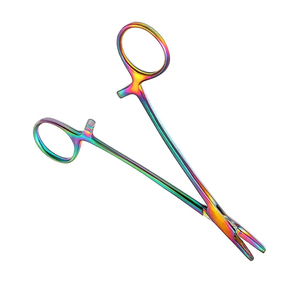 Debakey pince porte-aiguille pince droite couleur arc-en-ciel pince de suture chirurgicale métal acier pince de salle d'opération chirurgicale - Product Image 4