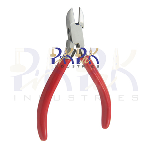 Bán tuôn ra cắt đồ trang sức làm Kìm Cắt Dây 115mm Tổng chiều dài đôi lÁ mùa xuân PVC xử lý cho circlip Uốn Tóc bồng câu cá - Product Image 3