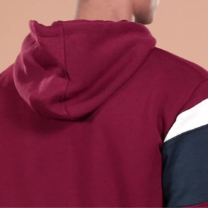 Sudadera con capucha de invierno para hombre, con cremallera completa, estampado polar de algodón, ropa de calle teñida lisa, suministro de fabricante OEM Premium - Product Image 4