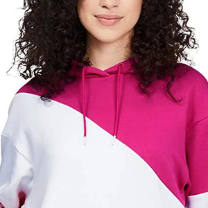 Sweat-shirts pour femmes de haute qualité, très vendus, à capuche, coupe ajustée, design personnalisé, logo sur le devant, en polaire, coupe-vent - Product Image 6