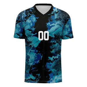 เสื้อเบสบอลสำหรับผู้ชาย ผลิตจากผ้าโพลีเอสเตอร์แห้งเร็ว ดีไซน์แบบซับลิเมชั่น ปรับแต่งได้เต็มรูปแบบ พร้อมชื่อและโลโก้ - Product Image 1